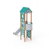 Einturm-Kombispielanlage - Hoch, mit Dach VVZ-VZP1-006-15