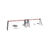 Doppelrutsche mit Schaukel - Sitz 1x Classic, 1x Baby, 1x Nest VVZ-AP006-10