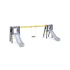 Doppelrutsche mit Schaukel - Sitz 1x Classic VVZ-AP007-10