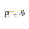 Doppelrutsche mit Schaukel - Sitz 1x Nest VVZ-AP009-10