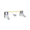Doppelrutsche mit Schaukel - Sitz 1x Nest VVZ-AP009-10