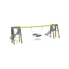Doppelrutsche mit Schaukel - Sitz 1x Nest VVZ-AP009-10