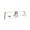 Doppelrutsche mit Schaukel - Sitz 1x Classic, 1x Baby, 1x Nest VVZ-AP006-15