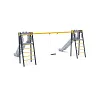 Doppelrutsche mit Schaukel - Sitz 1x Classic VVZ-AP007-15