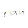 Dreifachrutsche mit Schaukel - Sitz 2x Classic, 2x Baby VVZ-AP010-15