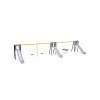 Dreifachrutsche mit Schaukel - Sitz 2x Classic, 1x Nest VVZ-AP011-15