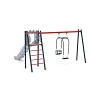 Rutsche mit Schaukel - Sitz 1x Mutter und Kind VVZ-AP002-MaD-15