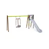 Rutsche mit Schaukel - Sitz 1x Mutter und Kind VVZ-AP002-MaD-15