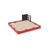 Pädagogischer Sandkasten 3 × 3 m mit Zeichentafel und Zähler VVZ-PD004