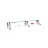 Dreifachrutsche mit Schaukel - Sitz 2x Classic, 1x Nest VVZ-AP011-10