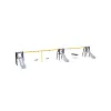 Dreifachrutsche mit Schaukel - Sitz 2x Classic, 1x Nest VVZ-AP011-10