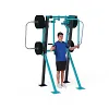 Fitness mit verschiebbaren Gewichten - Armstreckübungen VVZ-NF02
