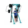 Fitness mit verschiebbaren Gewichten - Armstreckübungen VVZ-NF02