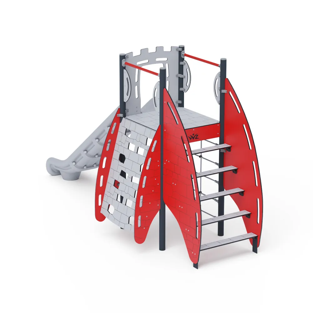 Einturm-Kombispielanlage - Niedrig VVZ-VZP1-004-15