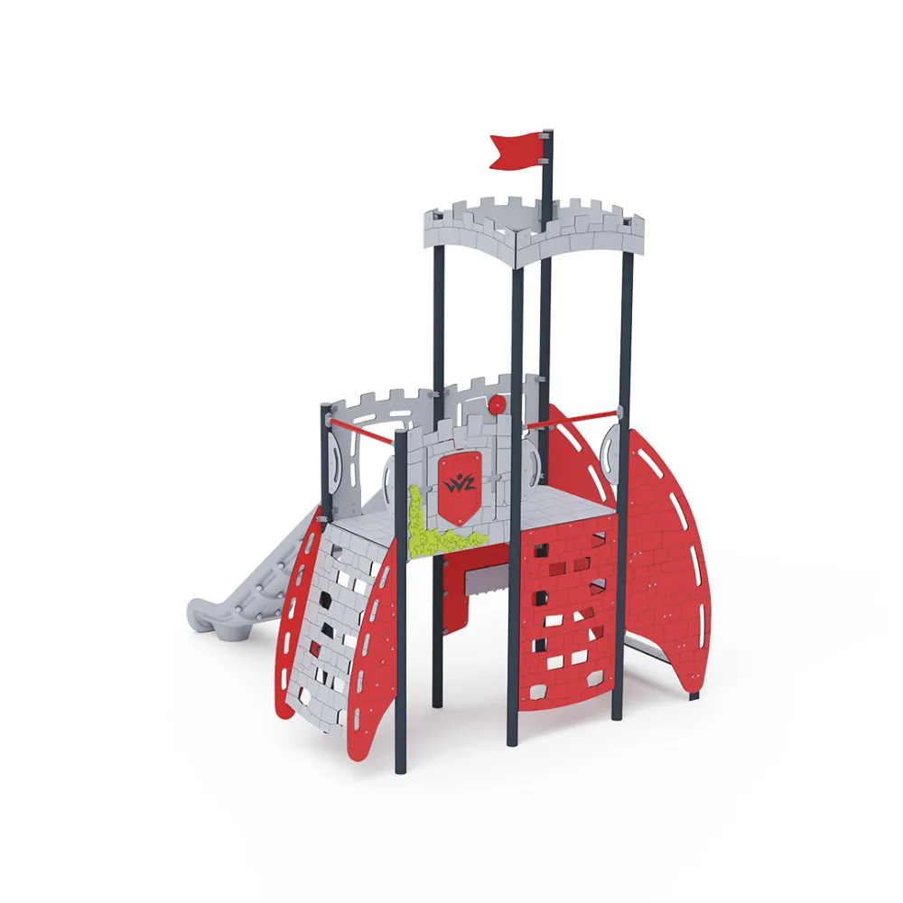 Doppelturm-Kombispielanlage - Hoch VVZ-VZP2-001-15