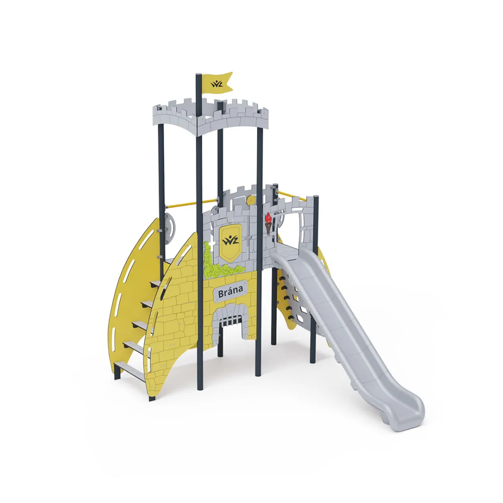 Doppelturm-Kombispielanlage - Hoch VVZ-VZP2-001-15