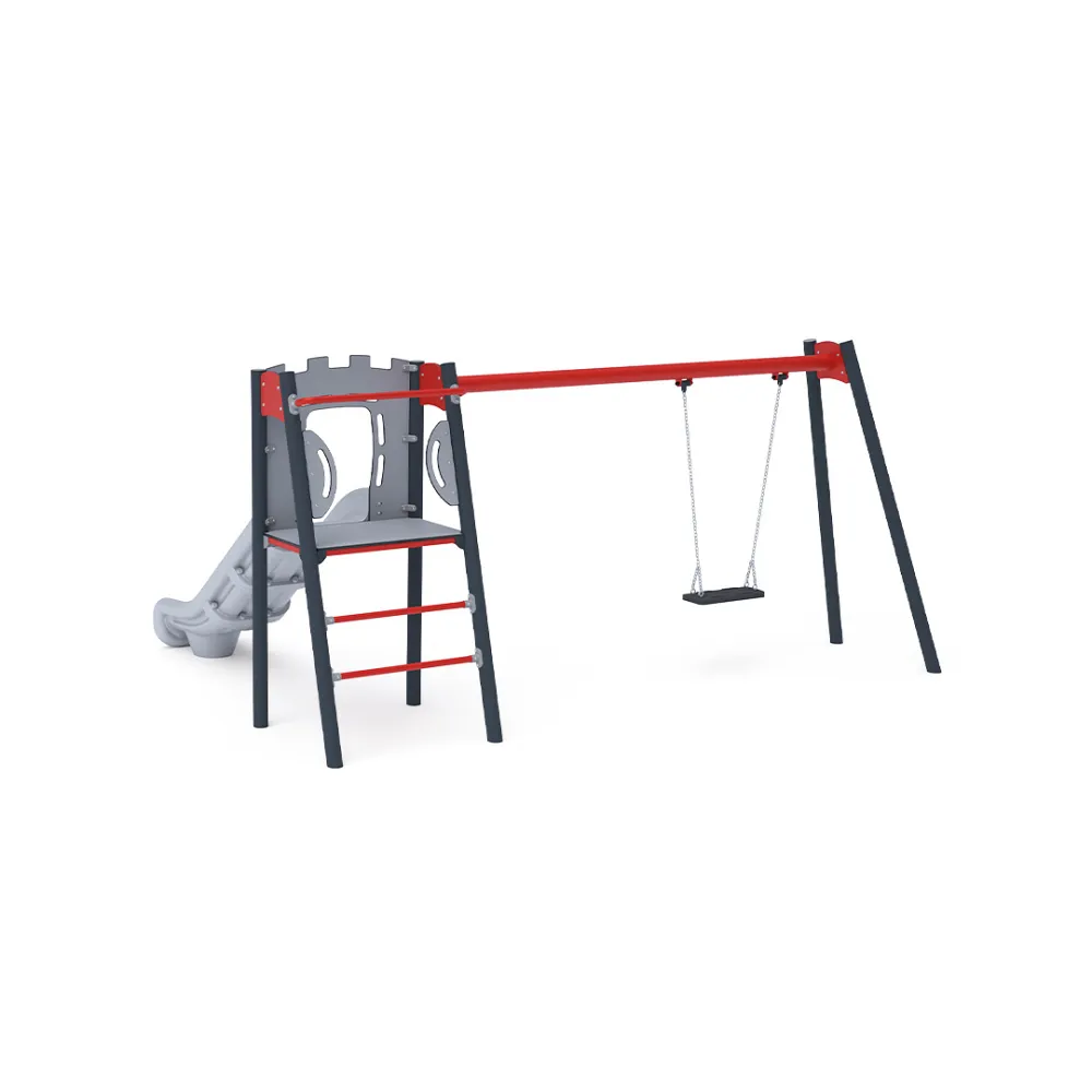 Rutsche mit Schaukel - Sitz 1x Classic VVZ-AP002-10