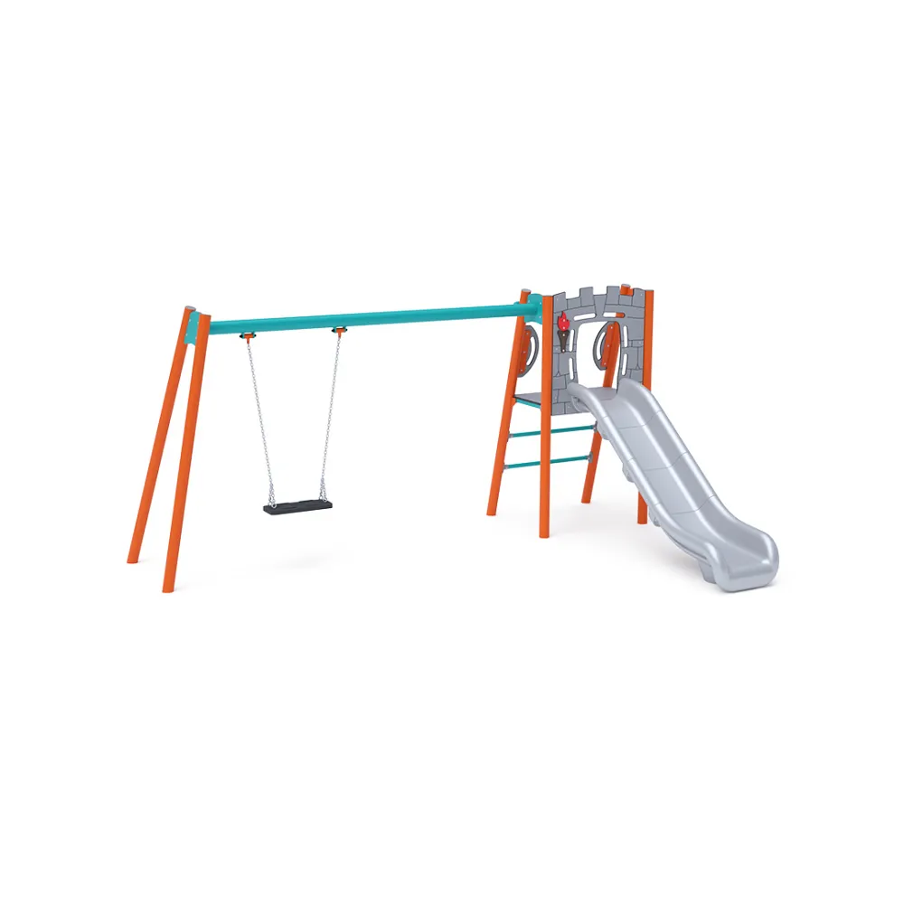 Rutsche mit Schaukel - Sitz 1x Classic VVZ-AP002-10