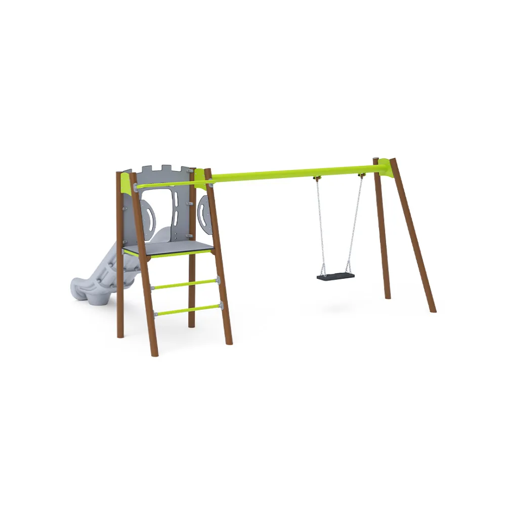 Rutsche mit Schaukel - Sitz 1x Classic VVZ-AP002-10