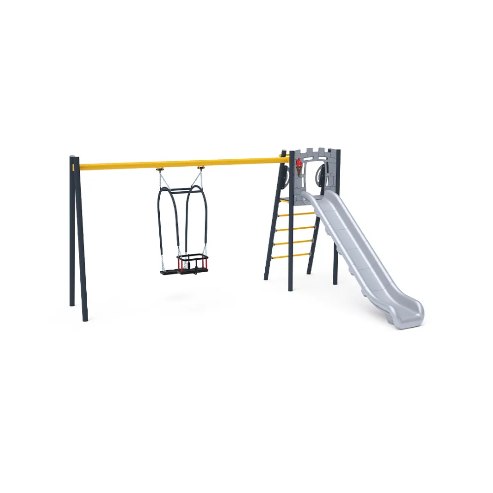 Rutsche mit Schaukel - Sitz 1x Mutter und Kind VVZ-AP002-MaD-15