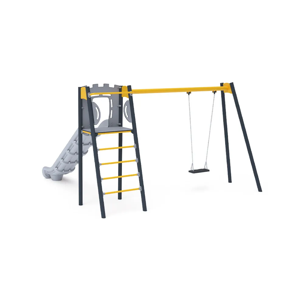 Rutsche mit Schaukel - Sitz 1x Classic VVZ-AP002-15