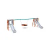 Doppelrutsche mit Schaukel - Sitz 1x Nest VVZ-AP009-10 Doppelrutsche mit Schaukel - Sitz 1x Nest VVZ-AP009-10